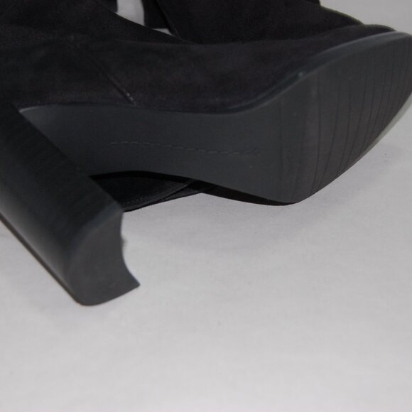 US5❤️Stuart Weitzman 50/50 Suede Leather Over the knee High Heels Tall BOOTS OTK - Picture 6 of 7